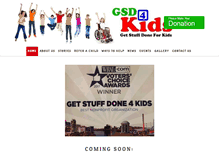 Tablet Screenshot of gsd4kids.org